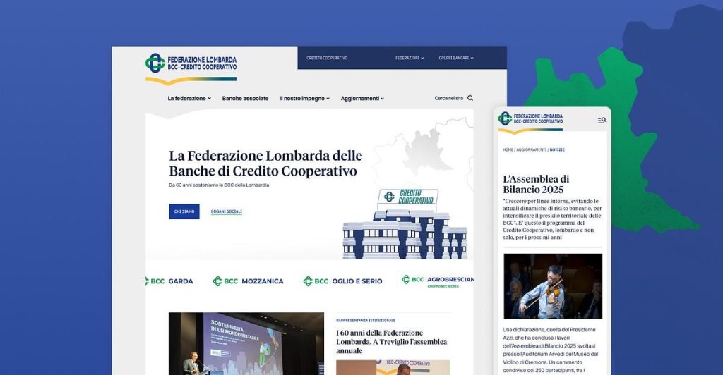 La nuova presenza digitale per la Federazione Lombarda delle Banche di Credito Cooperativo